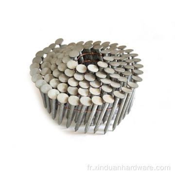 Nails de rouleau en feutre d&#39;huile de zinc à motif en anneau
